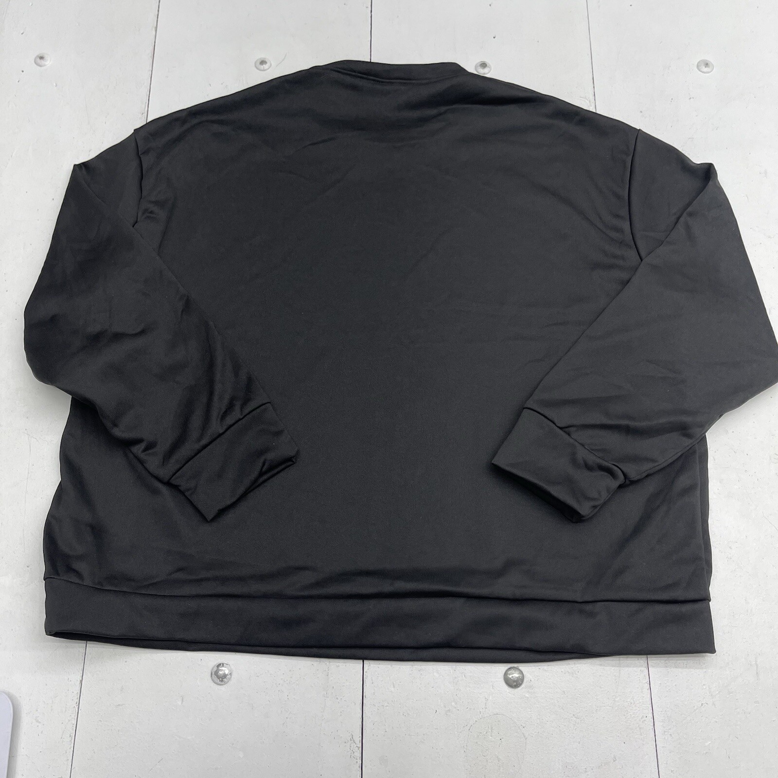 Black Basic Long Sleeve Crewneck Pullover Sweatsh… - image 5