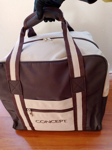 New CONCEPT Brown Travel Bag Duffel Bag - Picture 4 of 10