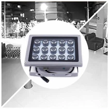 30W 12V IR Infrared Illuminator Lamp Night Vision Security Floodlight For CCTV