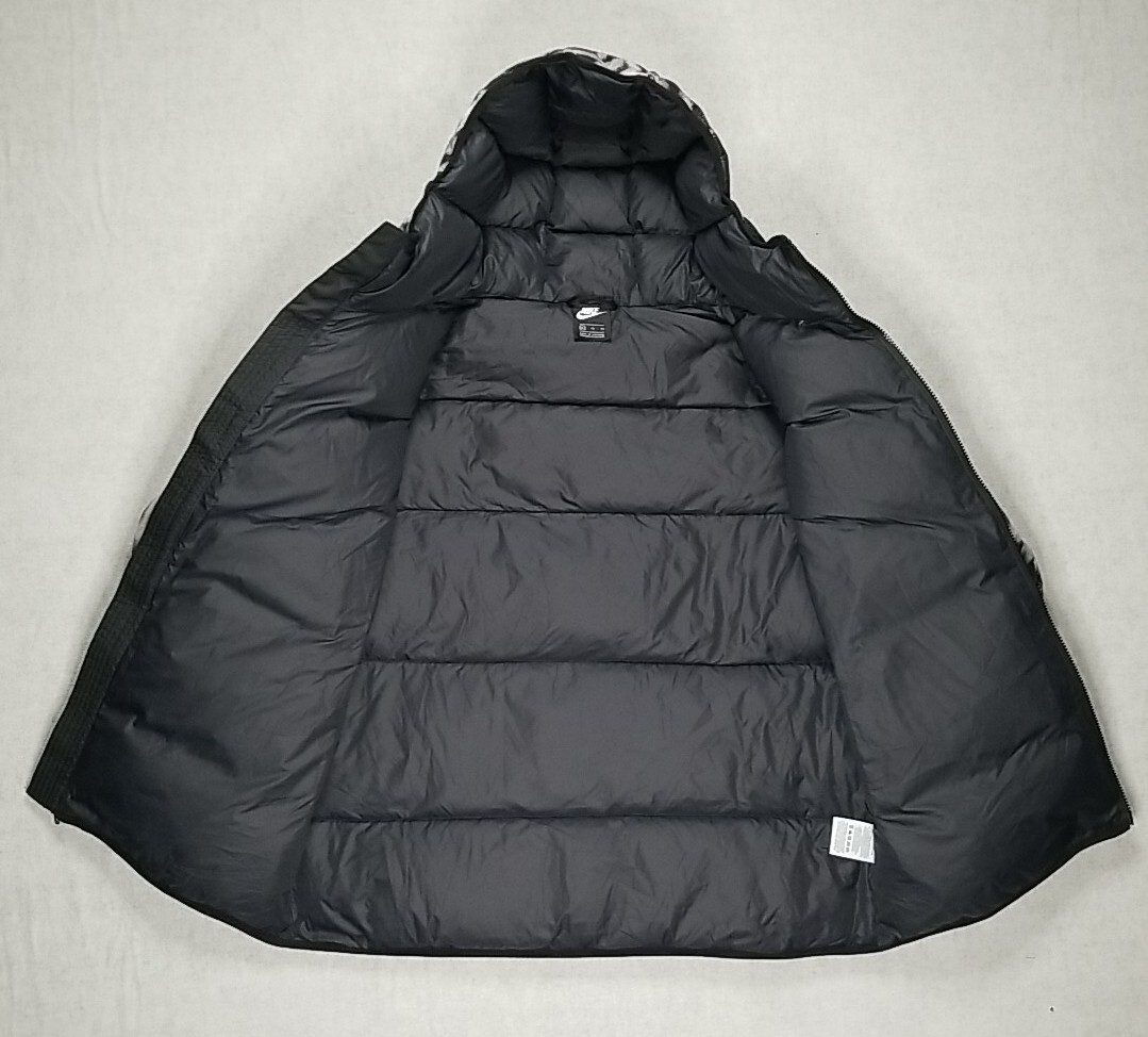 Nike Sportswear Shield Windrunner Down Fill Jacket Men XL Black White CU4406 133 thumbnail 4