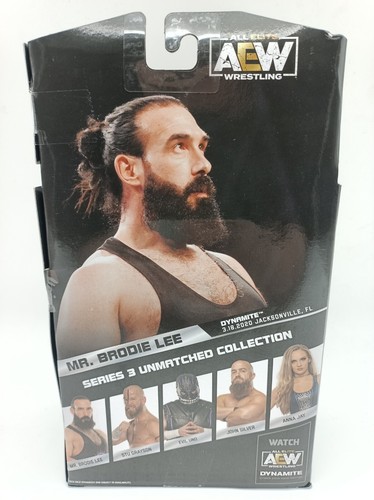 Brodie Lee AEW Jazwares Unmatched Series 3 Action Figure New Chase 1 Of 3000 - Picture 5 of 8