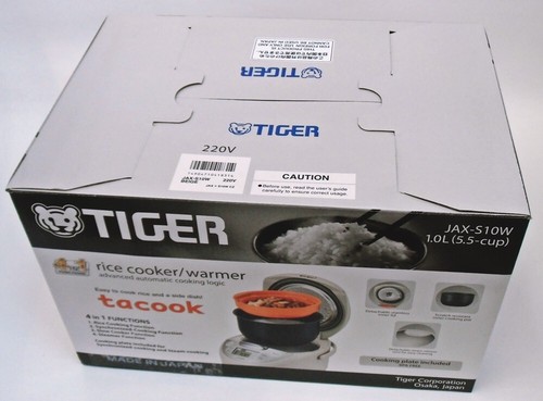 Tiger microcomputer rice cooker beige JAX-S10W-CZ 220V Made in Japan NEW F/S - Picture 3 of 7