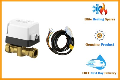 Neu ** EPH Controls abnehmbares 2 Anschlüsse 22 mm motorisiertes Zonenventil V222P Original **