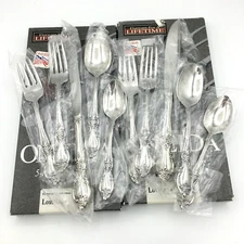ONEIDA Louisiana 2 place settings - 10 pieces - 18/8 stainless steel flatware US
