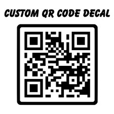 Custom QR Code Car Decal Personalized Website or Social Media Business Car QR Co