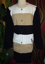 Chico's Nwt $169 4 20/22 Colorblock Statement Jacket Women's Jacket Blazer