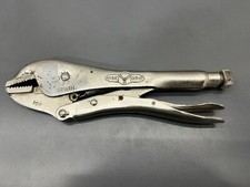 V VINTAGE IRWIN VISE GRIP 10R STRAIGHT JAW LOCKING PLIERS - VGC - MADE IN USA