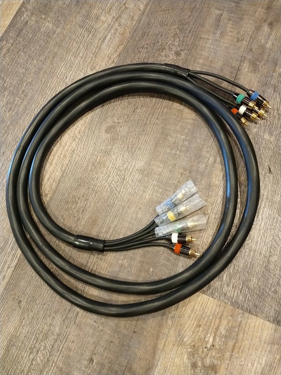 Component AUDIO VIDEO CABLE - RCA RED GREEN BLUE, YELLOW