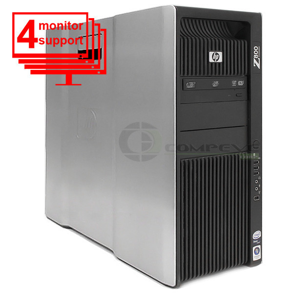 HP Z800 Workstation Intel 2x X5560 CPU 2.8GHz 24GB RAM 600GB