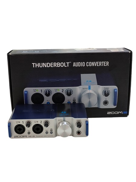 Thunderbolt Zoom TAC-2R Interfaz de audio De Dos Canales Azul