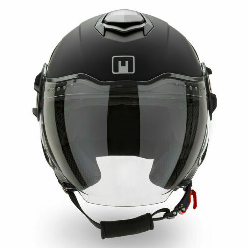 CASCO MPH JET DJ SEMITEGRALE BLU OPACO DOPPIA VISIERA OMOLOGATO MIS. XL - Imagen 7 de 7