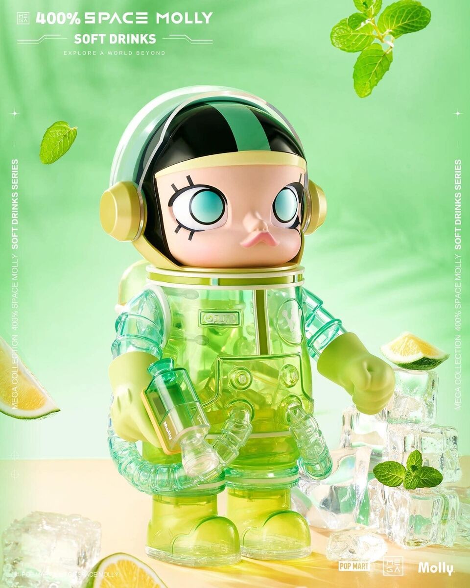 POP MART MEGA SPACE MOLLY 400% SOFT DRINKS SERIES - ONE POP MART MEGA SPACE MOLLY 400% SOFT DRINKS SERIES - ONE