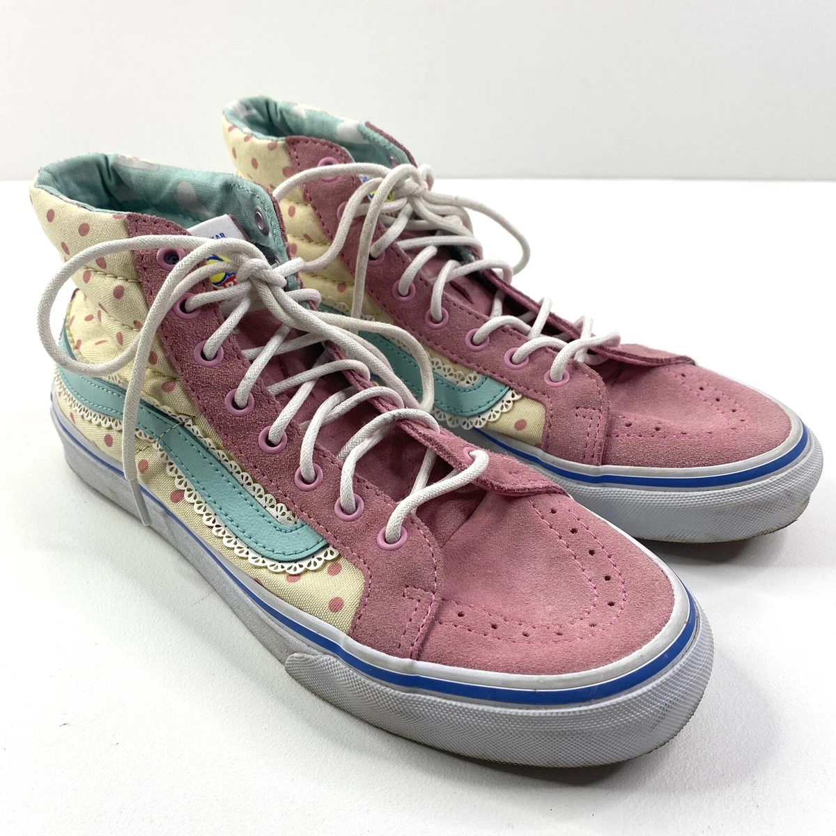 Vans x Disney Toy Story Bo Peep SK8 Hi Sneakers Shoes Pink Womens Size 7.5