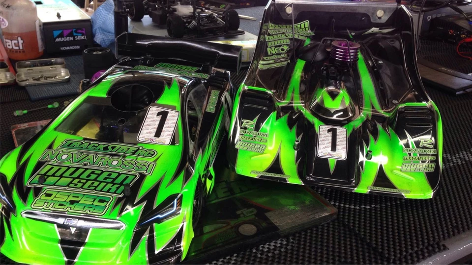 XRAY RC CAR STICKER SET VINYL DECAL T4 1/10 4WD ORANGE DRIFT A4 TAMIYA HPI R/C  - Image 2 of 4