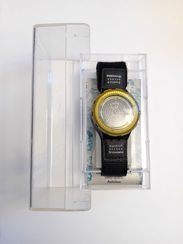 Swatch Scuba Access Snowpass SHB105 Radio-Zone Vintage Armbanduhr 1999 - Bild 4 von 7