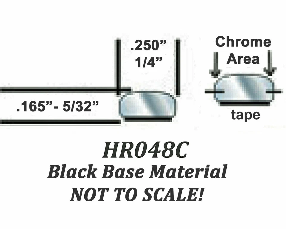 1987 1993 Chevrolet Córsega para-choque dianteiro ou traseiro moldura cromada 14093030 - Imagem 4 de 4