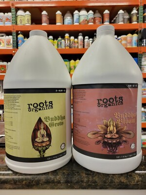 Aurora Innovations Roots Organics Combo 1 Gallon Each Buddha Grow & Buddha Bloom
