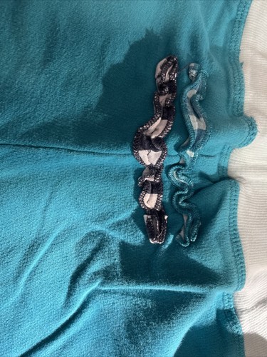 NAARTJIE 2 pc Teal set TUNIC tank DRESS & LEGGINGS pants size 9 Years XXXL - Picture 6 of 9