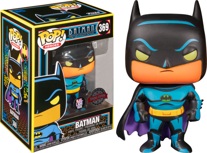 Batman: The Animated Series - Batman Black Light US Exclusive #369 Pop! Vinyl