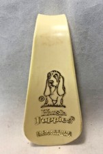 Vintage Hush Puppies Plastic Shoe Horn - White Color