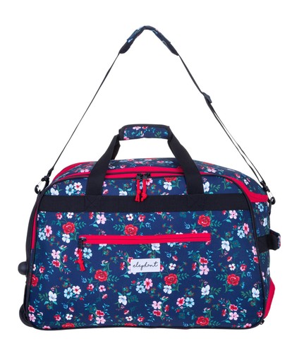 Trolley Saunatrolley Damen Elephant Travel Duffle 55 cm 45 L 13024 Flower Blau - Bild 5 von 18
