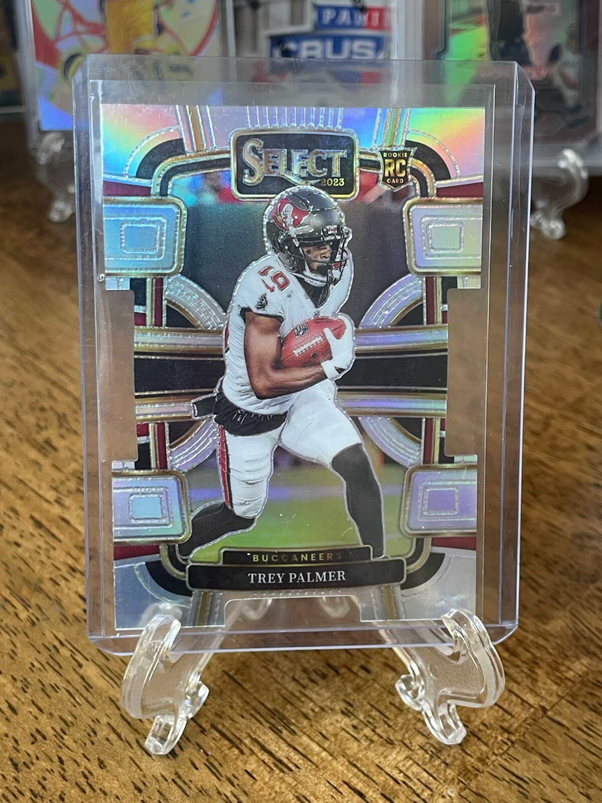 2023 Panini Select Trey Palmer Silver Prizm Die-Cut RC #94