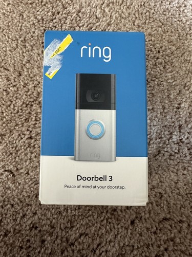 Ring 1080p HD Wi-Fi Video Doorbell 3 - Brand New (Satin Nickel) | eBay