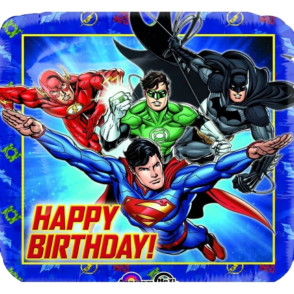 Anagram Comic Book Heroes Globos de papel aluminio de Fiesta