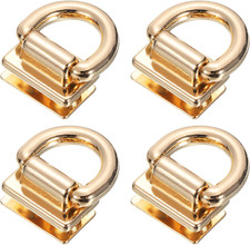 Metal Bag Connector with D Ring, Purse Bridge Hanger Buckle with Screws Purse DI