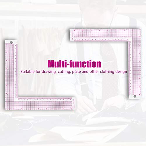 Sewing Ruler Plastic L-Square Garment Grading Ruler Sewing Measuring Measure ... - Picture 4 of 9