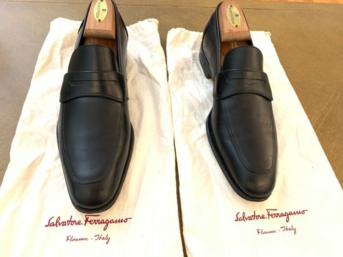 Salvatore Ferragamo Men's Black Lionel 