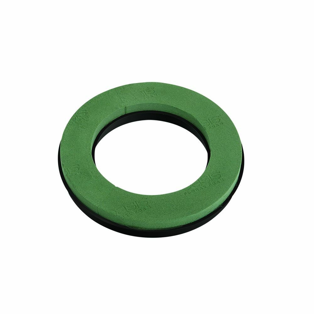 2 x Oasis® Foam Recycled Plastic Base Wreath Rings 14 inch 36cm