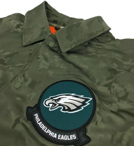 Nike Philadelphia Eagles Jacke Größe Small Camo 2019 Salute to Service Sideline - Bild 6 von 12