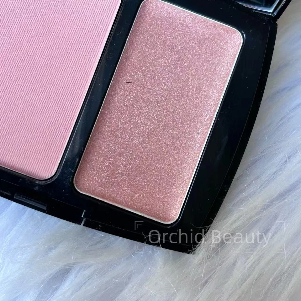 Lancome Oil Free Powder Blush & Cream Highlighter Duo~Descontinuado~Novo - Imagem 3 de 4