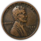 1923-S Lincoln Wheat Cent Choice Extremely Fine XF+ Coin #8738
