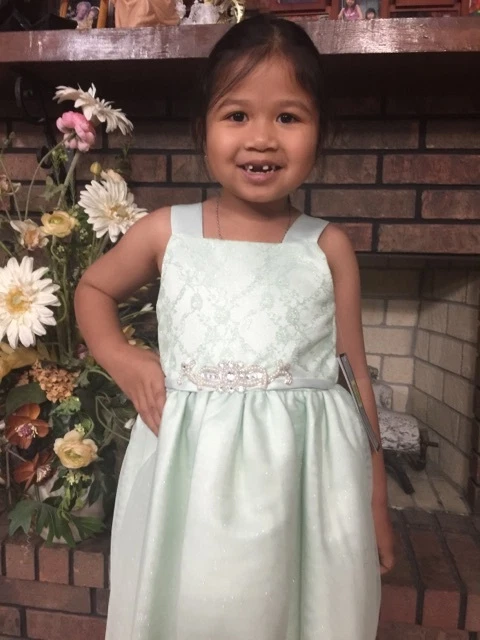 New Jayne Copeland Girl's Mint Color Dress Size 6X $15.99 Free Shipping - Image 4 of 4