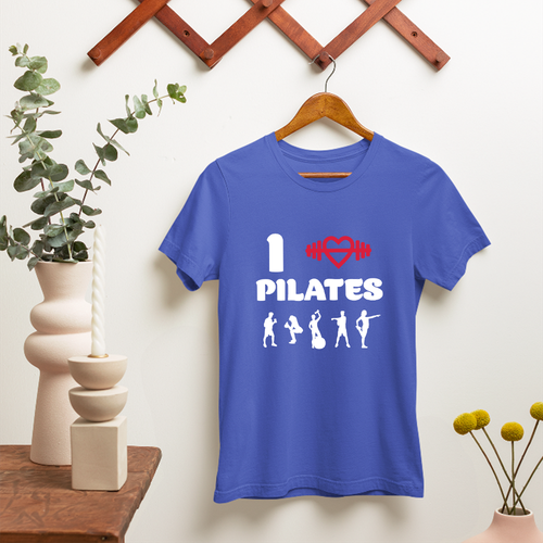 I Love Pilates T-shirt Gym Fitness Workout Yoga Exercise Novelty Funny Gifts - Picture 8 of 22
