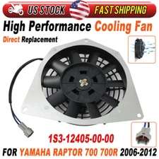 Radiator Cooling Fan High Performance for Yamaha Raptor 700 700R YFM700 2006-12