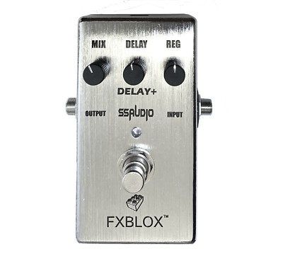 FXBLOX Guitar Delay Pedal Effector MIX DELAY REG True Bypass