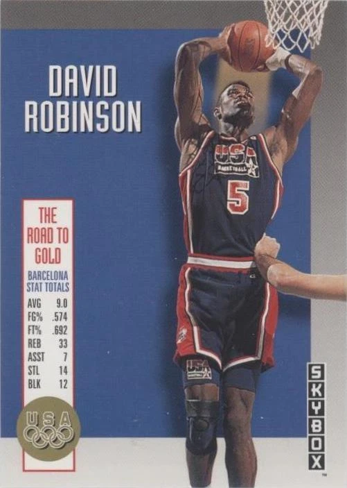 1992-93 Skybox - David Robinson #USA10