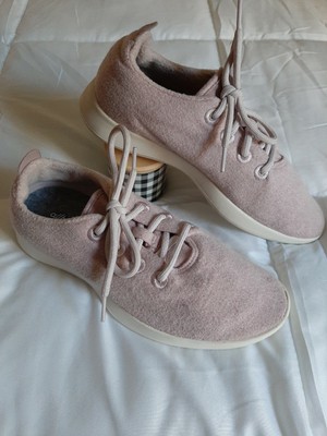 light pink athletic shoes