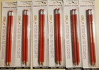 Lot Of 12 Pencils (6 Pk X 2)American Scholar Red Checking Pencils With Eraser