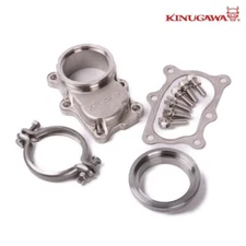 Kinugawa Turbo V-band Dump Pipe Flange For NISSAN RB20DET RB25DET Garrett T3