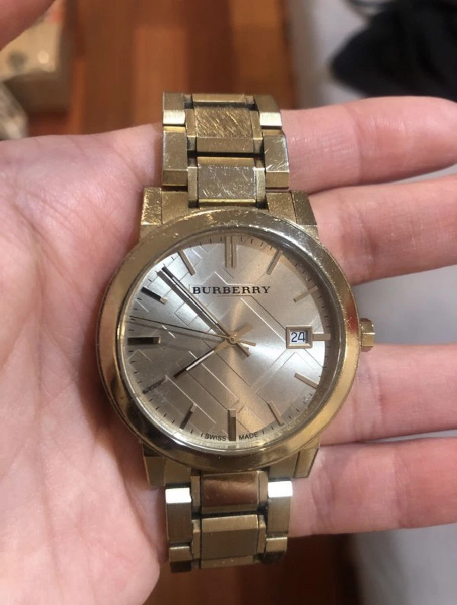 Indstilling Ombord Se insekter burberry womens gold watch | eBay