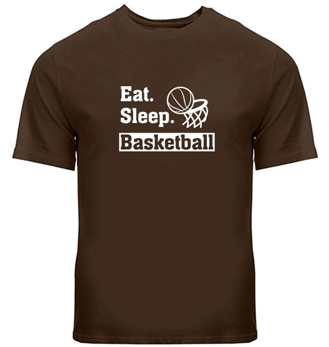 Basketball Sports Tee Graphic gift Outdoor Gaming T Shirt Motivational Eat Sleep - Bild 16 von 34