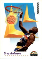 card NBA Anderson Greg 1991 skybox #68