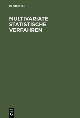 Multivariate statistische Verfahren Buch De Gruyter