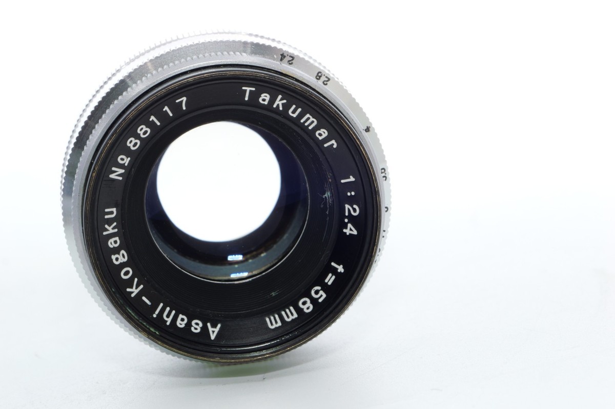 Asahiflex IIa early Japanese SLR camera. Takumar 58mm f2.4 lens
