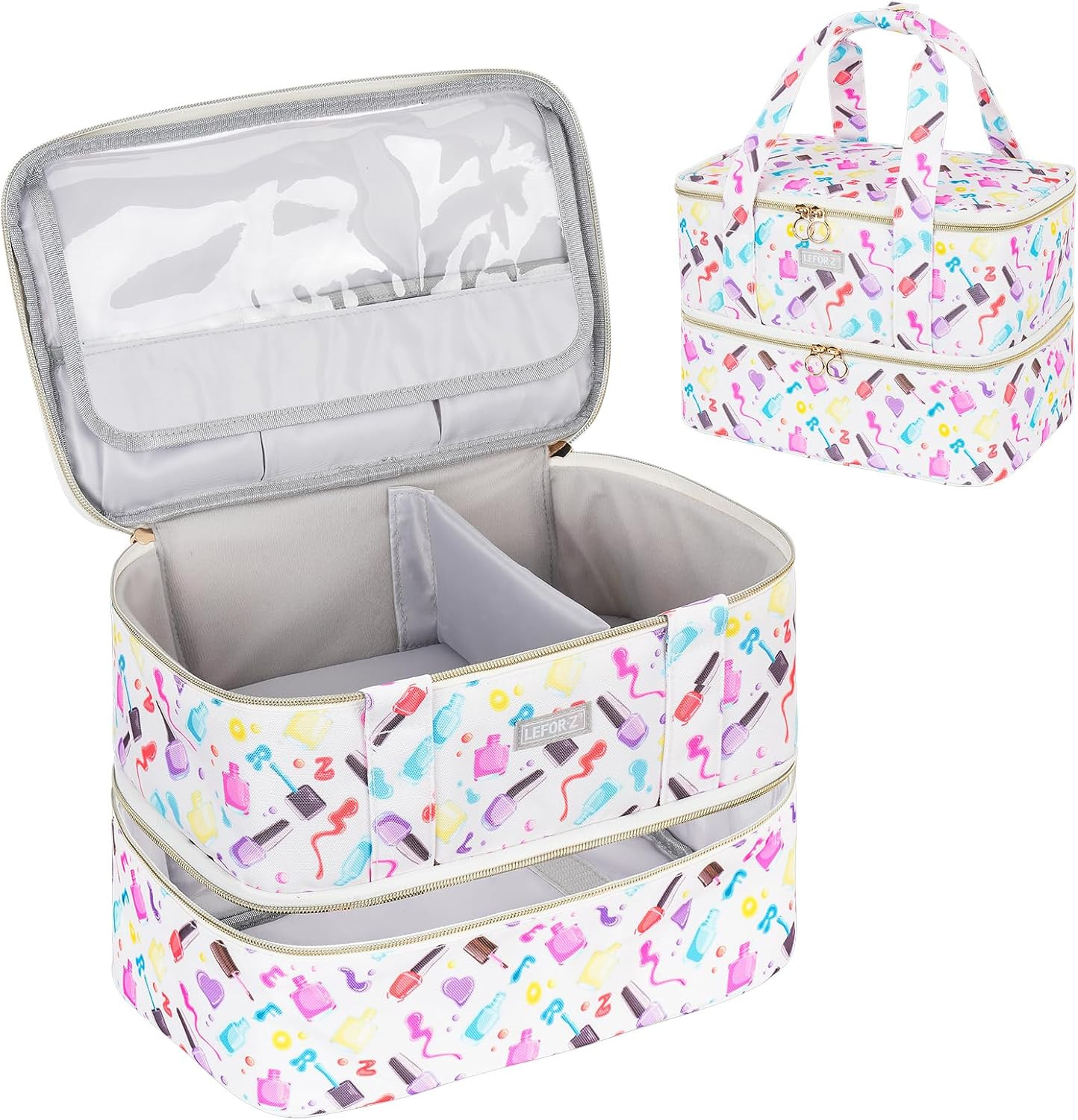 Borsa Organizer per Smalti Professionale | Custodia Unghie Multi-scomparto