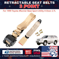 3 Point Retractable Adjustable Car Seat Belt For 1999 Toyota 4runner Base Sport